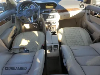 2012 Mercedes-Benz C 350 Sport with VIN WDDGF5HB6CR214884, listed as a Copart auction lot 83692864 with 87,157 mi miles and Salvage Title. Bid and sale history available at DreamBid. Image 8.