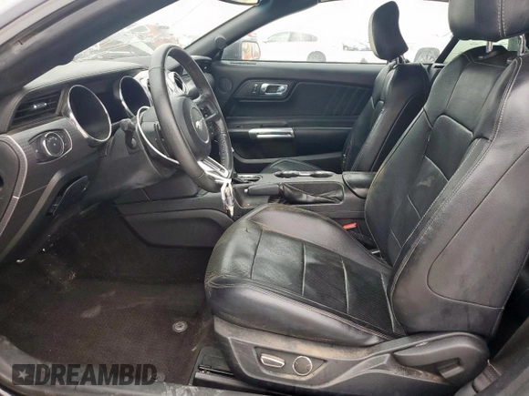 2015 Ford Mustang EcoBoost Premium with VIN 1FATP8UH5F5430504, listed as a Copart auction lot 57453545 with 239,123 mi miles and Salvage title. Bid and sale history available at DreamBid. Image 7.