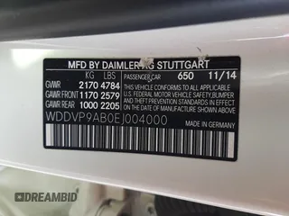 2014 Mercedes-Benz B Electric Drive with VIN WDDVP9AB0EJ004000, listed as a Copart auction lot 52452385 with 64,679 mi miles and Clean Title. Bid and sale history available at DreamBid. Image 12.
