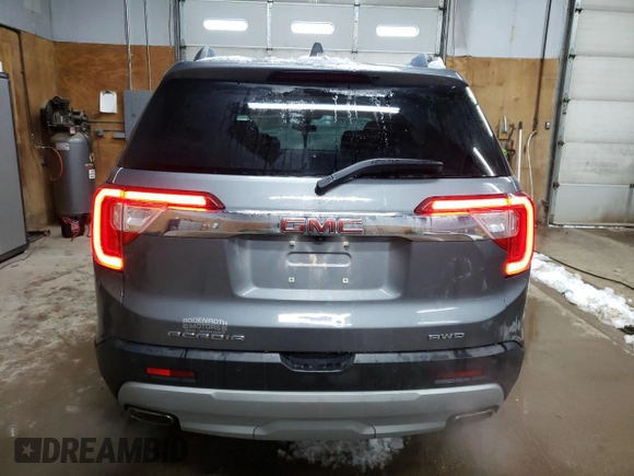 2021 GMC Acadia SLE with VIN 1GKKNRLSXMZ202149, listed as a Copart auction lot 84700964 with 63,263 mi miles and Salvage Title. Bid and sale history available at carsss.com. Image 6.