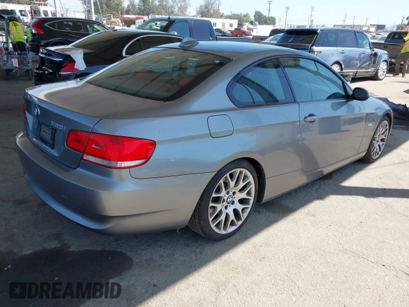 2009 BMW 3 Series 328i with VIN WBAWV13539P122930, listed as a IAAI auction lot 41970289 with 54,151 mi miles and . Bid and sale history available at DreamBid. Image 4.