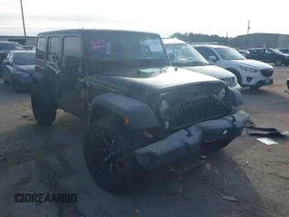 2017 Jeep Wrangler Unlimited Sport with VIN 1C4BJWDG0HL528695, listed as a IAAI auction lot 41229124 with 160,410 mi miles. Bid and sale history available at carsss.com. Image 1.