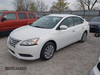 2014 Nissan Sentra S with VIN 3N1AB7AP9EL648470, listed as a IAAI auction lot 41834489 with 106,000 mi miles and . Bid and sale history available at DreamBid. Image 2.