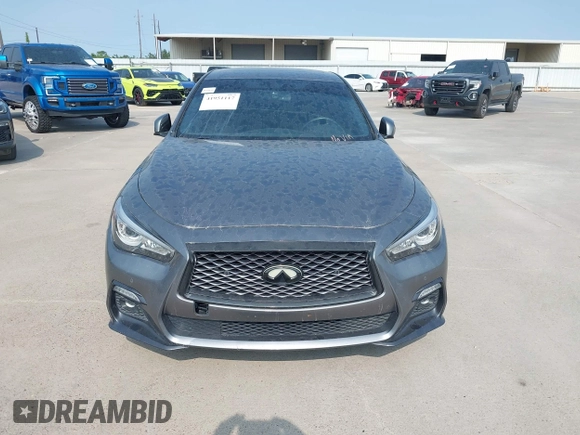 2021 Infiniti Q50 Sensory with VIN JN1EV7CP5MM703829, listed as a IAAI auction lot 41951117 with 60,314 mi miles and . Bid and sale history available at DreamBid. Image 13.
