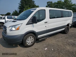 2017 Ford Transit Wagon XL with VIN 1FBZX2ZM0HKB13164, listed as a Copart auction lot 67319554 with 183,178 mi miles and Salvage Title. Bid and sale history available at carsss.com. Image 1.