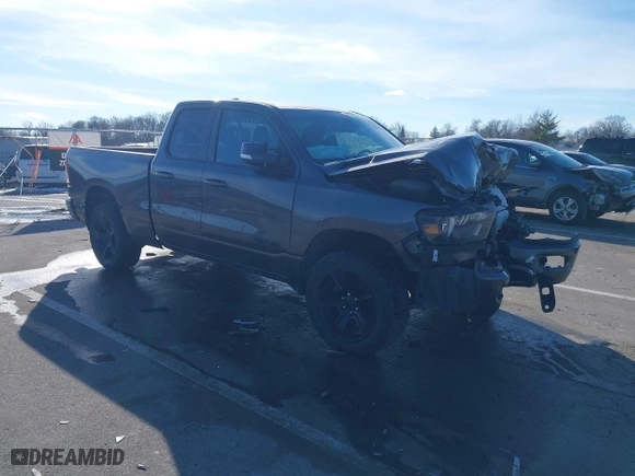2021 Ram 1500 Big Horn with VIN 1C6SRFBT0MN605774, listed as a IAAI auction lot 41442920 with 90,362 mi miles. Bid and sale history available at carsss.com. Image 1.