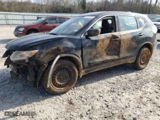 2016 Nissan Rogue SV with VIN KNMAT2MV5GP594325, listed as a Copart auction lot 47031955 with 104,882 mi miles and Salvage Title. Bid and sale history available at carsss.com. Image 1.