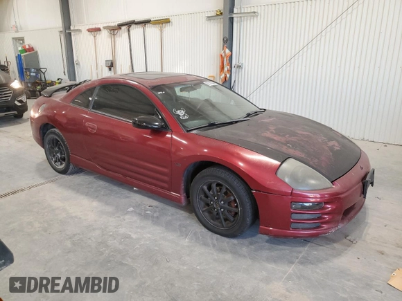 2001 Mitsubishi Eclipse with VIN 4A3AC54H51E182191, listed as a Copart auction lot 82140394 with 160,295 mi miles and Salvage Title. Bid and sale history available at DreamBid. Image 4.