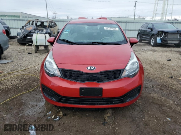 2015 Kia Rio LX with VIN KNADM4A34F6448489, listed as a Copart auction lot 50269865 with 62,934 mi miles and Salvage Title. Bid and sale history available at carsss.com. Image 5.