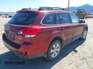 2011 Subaru Outback 2.5i Limited Pwr Moon with VIN 4S4BRBKCXB3423425, listed as a IAAI auction lot 42019858 with 218,753 mi miles. Bid and sale history available at carsss.com. Image 4.