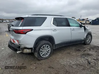 2022 Chevrolet Traverse LT Cloth with VIN 1GNEVMKW9NJ168793, listed as a Copart auction lot 74868013 with 0 mi miles and Clean Title. Bid and sale history available at carsss.com. Image 3.