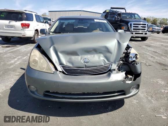 2005 Lexus ES 330 with VIN JTHBA30GX55090657, listed as a Copart auction lot 51385575 with 184,144 mi miles and Salvage Title. Bid and sale history available at carsss.com. Image 5.