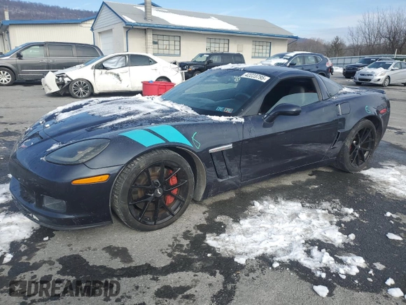 2013 Chevrolet Corvette Grand Sport 3LT with VIN 1G1YW2DWXD5101091, listed as a Copart auction lot 42223795 with 123,710 mi miles and Salvage title. Bid and sale history available at DreamBid. Image 1.