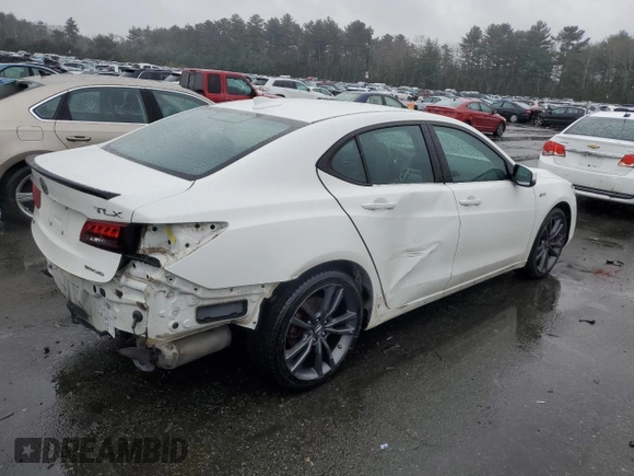 2018 Acura TLX w/A-SPEC Pkg with VIN 19UUB3F62JA003634, listed as a Copart auction lot 47019765 with 141,965 mi miles and Salvage Title. Bid and sale history available at carsss.com. Image 3.