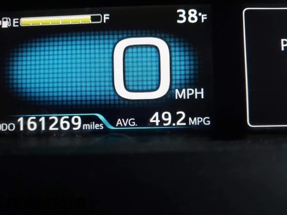 2016 Toyota Prius Four with VIN JTDKARFU5G3519204, listed as a IAAI auction lot 41312090 with 161,269 mi miles. Bid and sale history available at carsss.com. Image 15.
