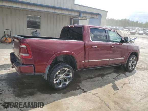 2022 Ram 1500 Limited with VIN 1C6SRFHT0NN307945, listed as a Copart auction lot 54739645 with 76,237 mi miles and Salvage title. Bid and sale history available at DreamBid. Image 3.