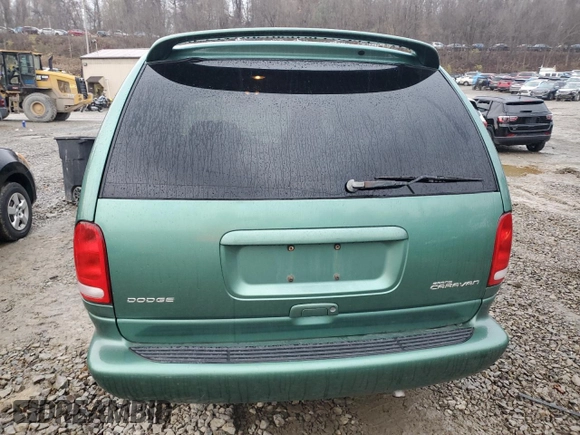 1999 Dodge Caravan SE with VIN 2B4GP44G2XR172827, listed as a Copart auction lot 80656604 with 157,636 mi miles and Salvage Title. Bid and sale history available at carsss.com. Image 6.