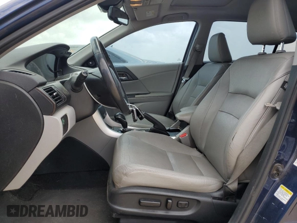 2015 Honda Accord EX-L with VIN 1HGCR2F86FA155989, listed as a Copart auction lot 54926515 with 94,021 mi miles and Clean title. Bid and sale history available at DreamBid. Image 7.