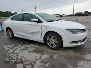 2015 Chrysler 200 Limited with VIN 1C3CCCABXFN579715, listed as a Copart auction lot 55573305 with 138,891 mi miles and Salvage Title. Bid and sale history available at DreamBid. Image 4.