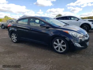 2012 Hyundai Elantra GLS PZEV with VIN KMHDH4AEXCU258580, listed as a Copart auction lot 76732884 with 116,051 mi miles and Clean Title. Bid and sale history available at carsss.com. Image 4.