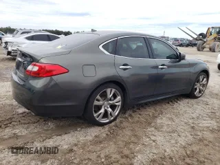 2012 Infiniti M37 with VIN JN1BY1AP1CM334623, listed as a Copart auction lot 88463105 with 132,241 mi miles and Salvage Title. Bid and sale history available at carsss.com. Image 3.