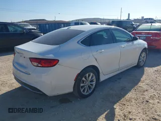 2015 Chrysler 200 C with VIN 1C3CCCCB3FN544916, listed as a IAAI auction lot 41453110 with 152,757 mi miles. Bid and sale history available at carsss.com. Image 4.
