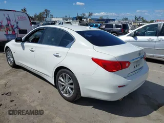 2017 Infiniti Q50 2.0t with VIN JN1CV7AP5HM641865, listed as a IAAI auction lot 41931936 with 109,046 mi miles. Bid and sale history available at carsss.com. Image 3.