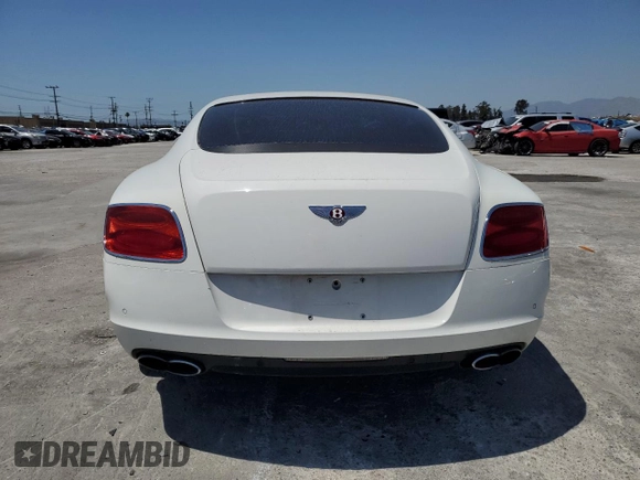 2013 Bentley Continental GT with VIN SCBFT7ZA5DC081820, listed as a Copart auction lot 52598954 with 25,484 mi miles and . Bid and sale history available at DreamBid. Image 6.