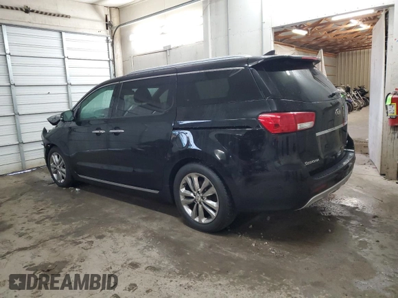 2017 Kia Sedona SX-L with VIN KNDME5C10H6271931, listed as a Copart auction lot 73215284 with 87,389 mi miles and Salvage Title. Bid and sale history available at carsss.com. Image 2.