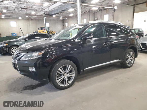 2015 Lexus RX 350 with VIN 2T2BK1BA2FC341618, listed as a Copart auction lot 57609935 with 100,014 mi miles and Salvage title. Bid and sale history available at DreamBid. Image 1.