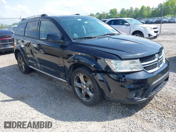 2015 Dodge Journey Crossroad with VIN 3C4PDDGG8FT633483, listed as a IAAI auction lot 42132925 with 138,235 mi miles and . Bid and sale history available at DreamBid. Image 1.