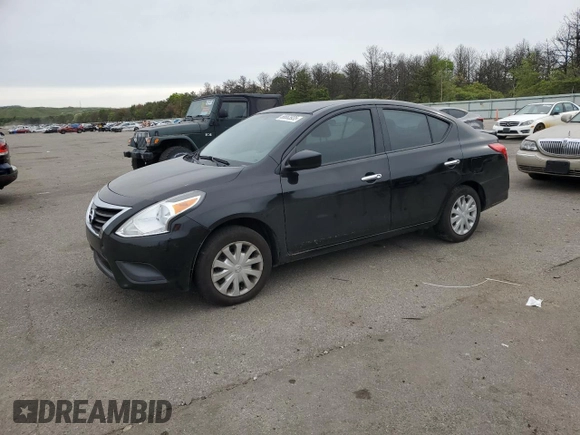 2016 Nissan Versa SV with VIN 3N1CN7AP1GL897445, listed as a Copart auction lot 58663935 with 106,717 mi miles and Clean title. Bid and sale history available at DreamBid. Image 1.
