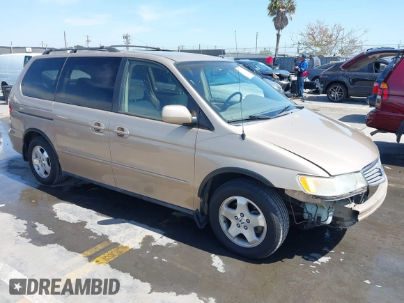 2001 Honda Odyssey EX z VIN 2HKRL18611H553161, wystawiony jako IAAI lot #42339181 z przebiegiem 89 235 mil mil oraz . Historia ofert i sprzedaży dostępna na DreamBid. Obrazek 1.