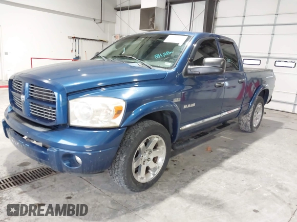 2008 Dodge 1500 SLT with VIN 1D7HA18238S629575, listed as a IAAI auction lot 42203588 with 184,168 mi miles and . Bid and sale history available at carsss.com. Image 2.