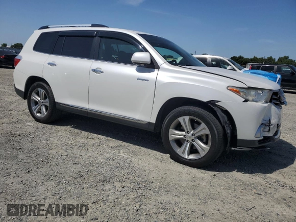 2011 Toyota Highlander Limited with VIN 5TDYK3EH6BS045702, listed as a Copart auction lot 57365345 with 178,878 mi miles and Salvage title. Bid and sale history available at DreamBid. Image 4.