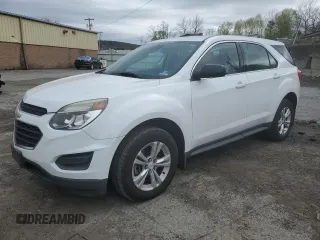 2016 Chevrolet Equinox LS with VIN 2GNFLEEK3G6132834, listed as a Copart auction lot 53577075 with 112,145 mi miles and Salvage Title. Bid and sale history available at carsss.com. Image 1.