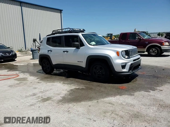 2020 Jeep Renegade Sport with VIN ZACNJAAB6LPL16619, listed as a Copart auction lot 53066195 with 54,226 mi miles and Salvage title. Bid and sale history available at DreamBid. Image 14.