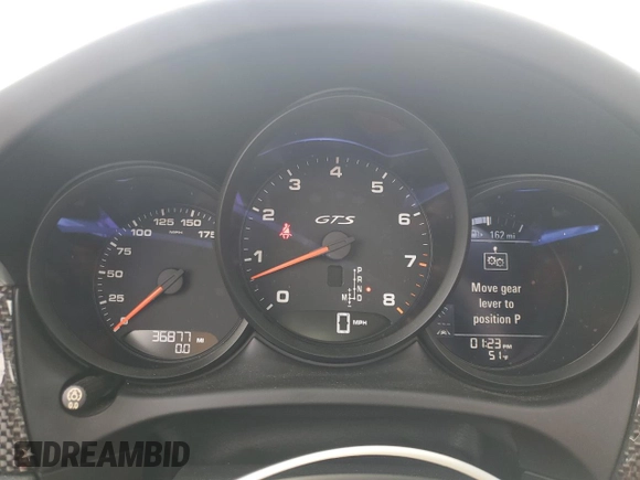 2018 Porsche Macan GTS with VIN WP1AG2A55JLB63859, listed as a Copart auction lot 50305015 with 36,877 mi miles and Salvage Title. Bid and sale history available at DreamBid. Image 9.