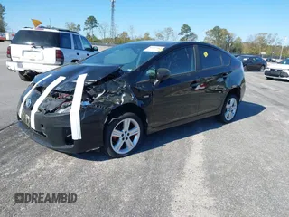 2011 Toyota Prius I with VIN JTDKN3DU9B0255659, listed as a IAAI auction lot 41857782 with 273,166 mi miles. Bid and sale history available at carsss.com. Image 2.