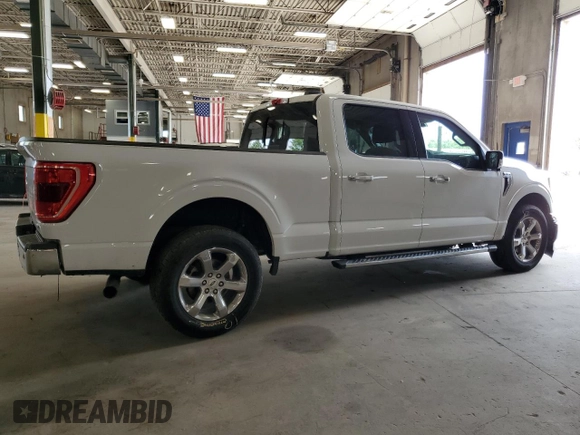 2021 Ford F-150 XL with VIN 1FTFW1E88MKE41611, listed as a Copart auction lot 61092115 with 83,277 mi miles and Salvage title. Bid and sale history available at DreamBid. Image 3.