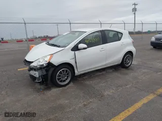 2014 Toyota Prius c One with VIN JTDKDTB35E1565142, listed as a IAAI auction lot 41688901 with 278,002 mi miles. Bid and sale history available at carsss.com. Image 18.