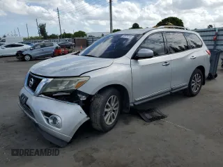 2014 Nissan Pathfinder Platinum с VIN 5N1AR2MM2EC728374, выставлен на аукционе Copart как лот 55474735 с пробегом 108 172 миль миль и Списание • Salvage title. История ставок и продаж доступна на DreamBid. Изображение 1.