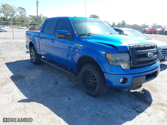 2013 Ford F-150 XL with VIN 1FTFW1CF3DFD63863, listed as a IAAI auction lot 41707964 with 163,327 mi miles. Bid and sale history available at carsss.com. Image 1.