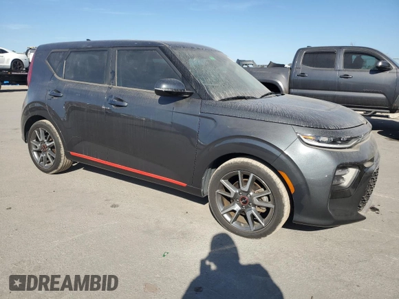 2022 Kia Soul Turbo with VIN KNDJ53AF2N7800856, listed as a Copart auction lot 83458294 with 18,567 mi miles and Non Repairable. Bid and sale history available at carsss.com. Image 4.