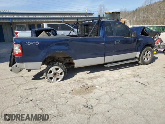 2007 Ford F-150 XL with VIN 1FTRF14V17NA53336, listed as a Copart auction lot 47614095 with Not provided miles and Salvage title. Bid and sale history available at DreamBid. Image 3.