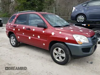2009 Kia Sportage LX with VIN KNDJF724597626966, listed as a Copart auction lot 54335655 with 191,875 mi miles and Clean Title. Bid and sale history available at carsss.com. Image 4.