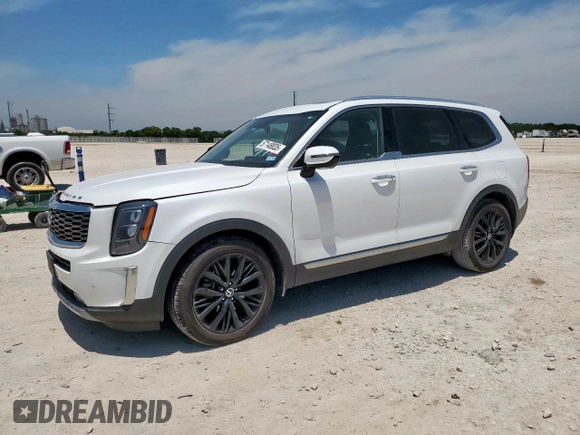 2020 Kia Telluride SX z VIN 5XYP54HC9LG084193, wystawiony jako Copart lot #57148835 z przebiegiem 45 803 mil mil oraz Szkoda całkowita • Salvage title. Historia ofert i sprzedaży dostępna na DreamBid. Obrazek 1.