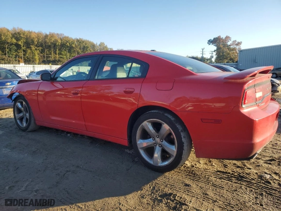 2013 Dodge Charger SXT Plus with VIN 2C3CDXHG8DH716565, listed as a Copart auction lot 80103604 with 129,959 mi miles and Salvage Title. Bid and sale history available at carsss.com. Image 2.