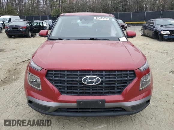 2021 Hyundai Venue SE with VIN KMHRB8A39MU066548, listed as a Copart auction lot 49152605 with 64,568 mi miles and Salvage Title. Bid and sale history available at DreamBid. Image 5.