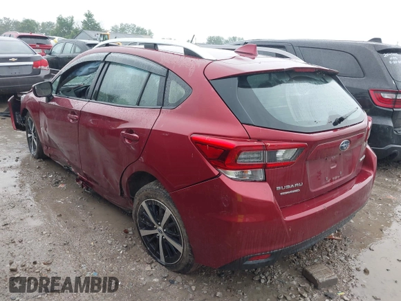 2023 Subaru Impreza Premium with VIN 4S3GTAV68P3701225, listed as a IAAI auction lot 42447232 with 42,983 mi miles and . Bid and sale history available at DreamBid. Image 3.